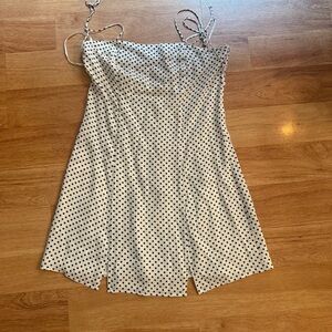 Privacy Pls Polka Dot Spaghetti Strap Mini Dress size small